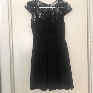 Lovecat lacy black dress w/ built in bra